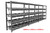 6m x 0.6m x 2m Shelving Charcoal with tub