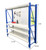 1.5m workbench shelving Blue & Grey set with 1.5m mash net