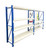 4m workbench shelving Blue & Grey set with 2m mash net