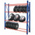 Heavy Duty Tyre Rack 6m x 2.4m Blue & Orange