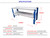 Workbench 1.5m - Blue & Grey