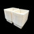 Storage Bin White x 10 units
