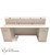 White Reception Desk Counter 2m