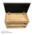 Shoe Bench Wooden Box Organiser Storage Rack Shelf - Tan