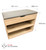Shoe Bench Wooden Box Organiser Storage Rack Shelf - Tan