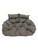 Double Egg Chair Cushion - Dark Charcoal