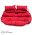 Double Egg Chair Cushion - Red