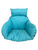 Single Egg Chair Armrest Cushion - Aqua