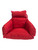 Single Egg Chair Armrest Cushion - Red