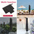 Heavy Duty Umbrella Cover For Cantilever Outdoor Garden Patio Shield - Black