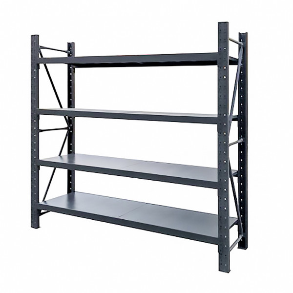 2m x 0.6m x 1.8m Heavy Duty Shelving - Charcoal