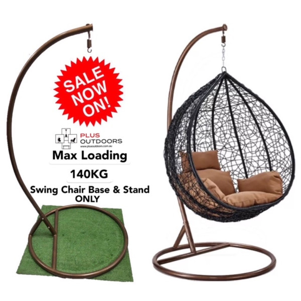 Swinging Chair Pole and Base-Single Egg Chair Arch Stand