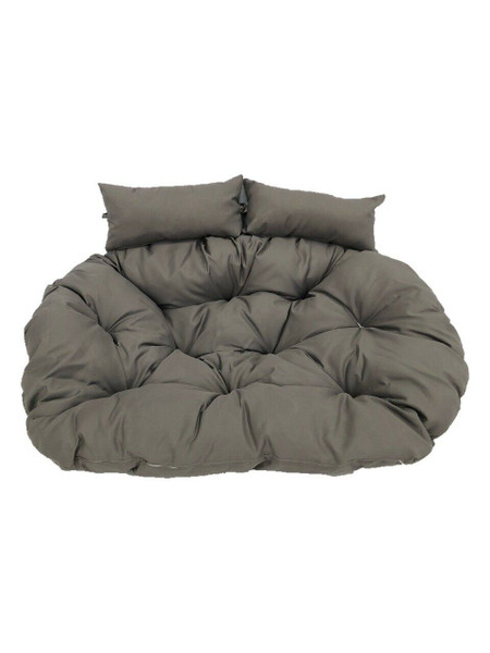 Double Egg Chair Cushion - Dark Charcoal