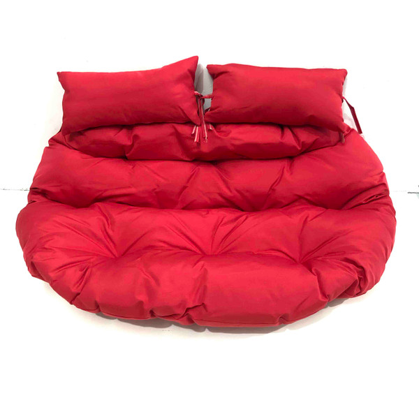 Double Egg Chair Cushion - Red