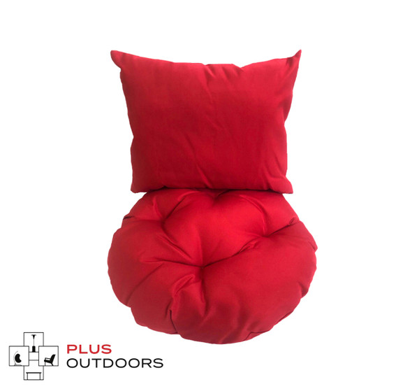 Single Egg Chair Cushion - Red