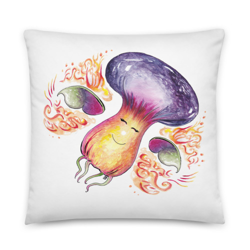 Mushroom Fairy Basic Pillow