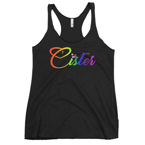 Cister Rainbow Racerback Tank