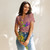 Cister Rainbow V-Neck T-Shirt