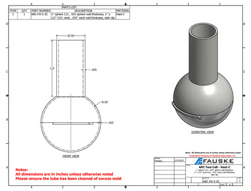 ARC Test Cell, FH-5, side clip