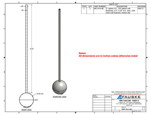 ARC Test Cell, FH-6, bottom clip