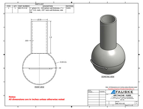 ARC Test Cell, FS-5, side clip