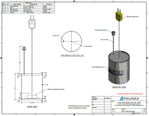VSP2 Test Cell, VT1-316-SIL-SN