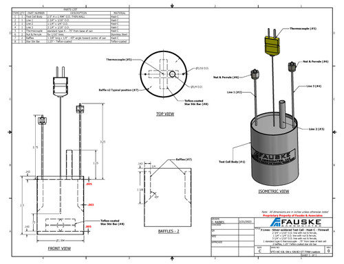 VSP2 Test Cell, VT3-HC-SIL-SN-L-SN-B2-ST-THW-custom VSP2 Test Cell, VT3-HC-SIL-SN-L-SN-B2-ST-THW-custom