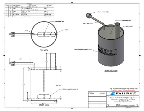 VSP2 Test Cell, VT2-HC-AW-MNPB-L(3-8)THW