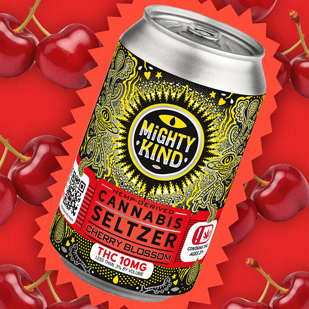 Cherry Blossom D9 Seltzer | Delta-9 THC Seltzers