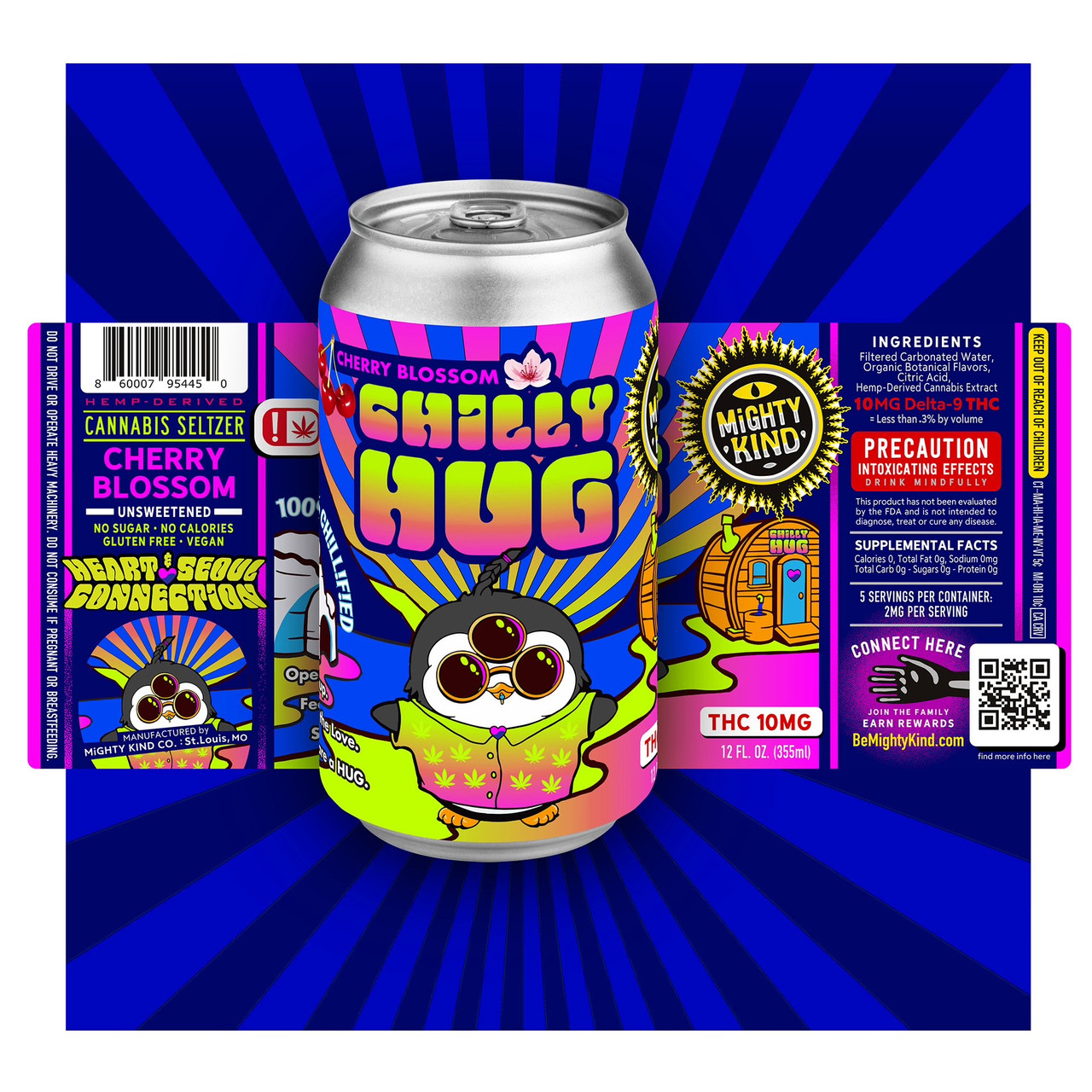 Cherry Blossom D9 Seltzer | Delta-9 THC Seltzers