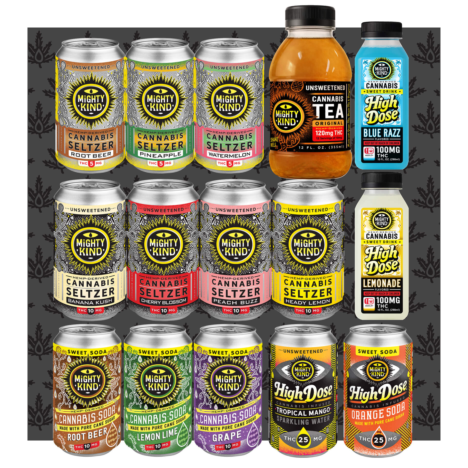 Mighty Kind | CBD & THC Infused Seltzers