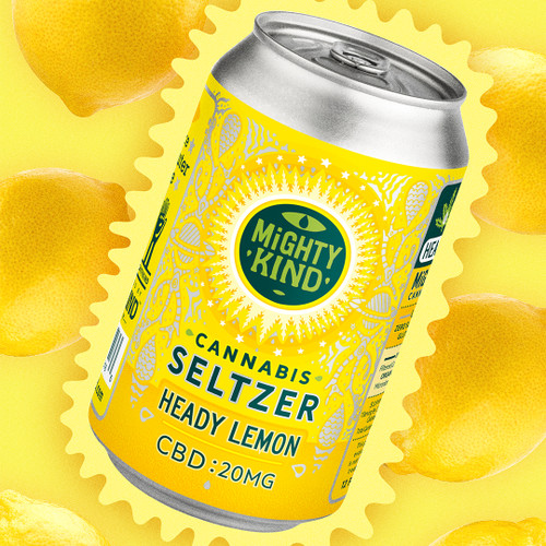 Heady Lemon CBD Seltzer | Cannabis Seltzers