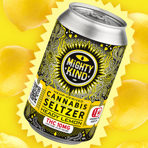 Heady Lemon Delta 9 THC Hemp-Derived Seltzer