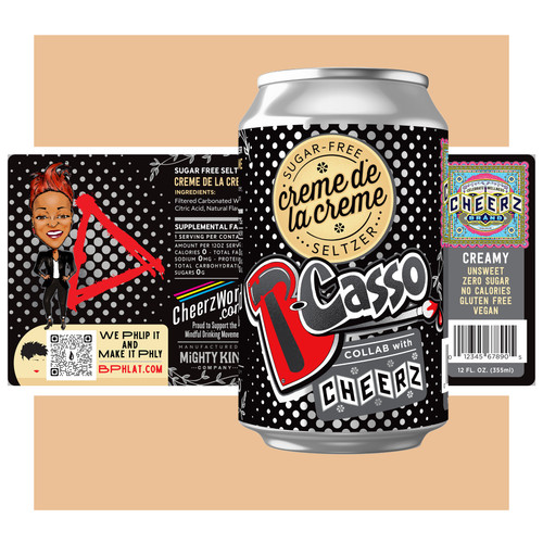 Cheerz Creme de la Creme Seltzer | NA & Sugar-Free Drinks