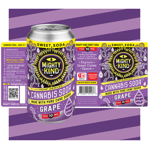 Lemon Lime D9 Sweet Soda | Delta-9 THC Drinks