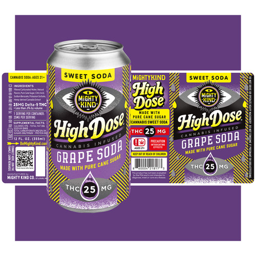 High Dose Grape Sweet drink 100mg
