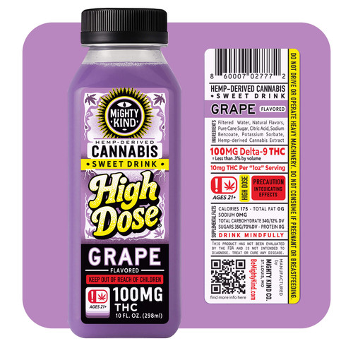 High Dose Grape Sweet Drink 100mg