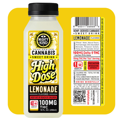 High Dose Lemonade 100mg THC