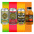 The Mighty Kind Intro Pack #3 contains one 5mg THC unsweetened cannabis seltzer, 1 10mg Cherry Blossom THC unsweetened cannabis seltzer, one 25mg High Dose Tropical Mango Unsweetened cannabis seltzer, and one bottle of 120mg unsweetened cannabis tea!