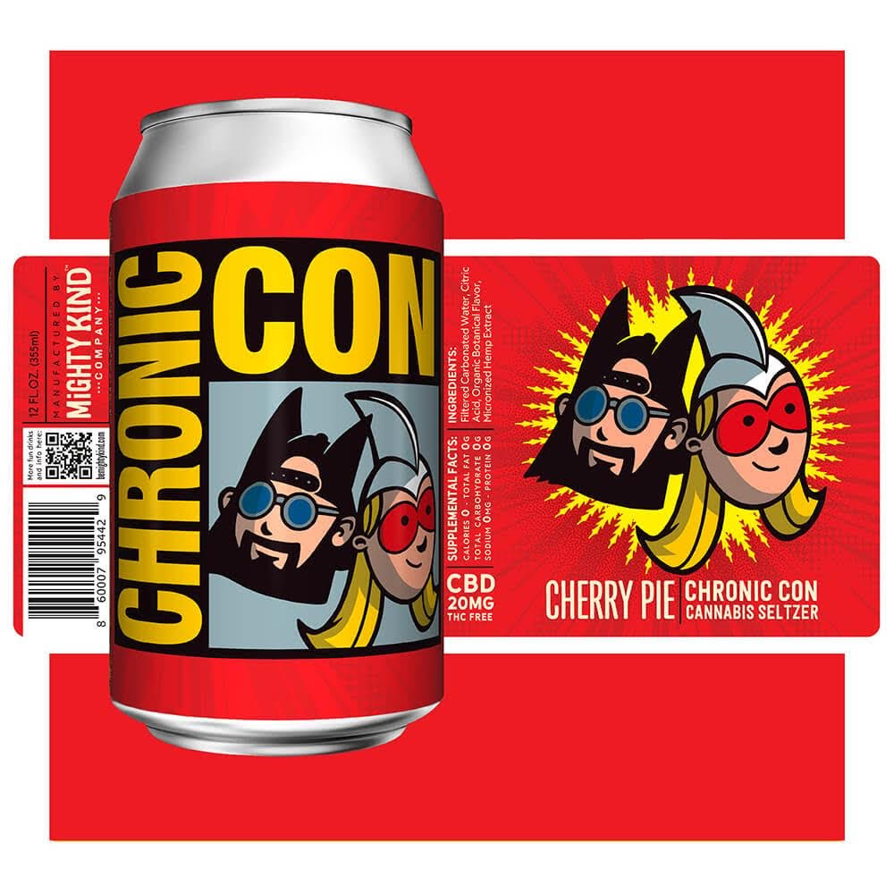 Chronic Con Cherry Pie CBD | Kevin Smith Cannabis Seltzers
