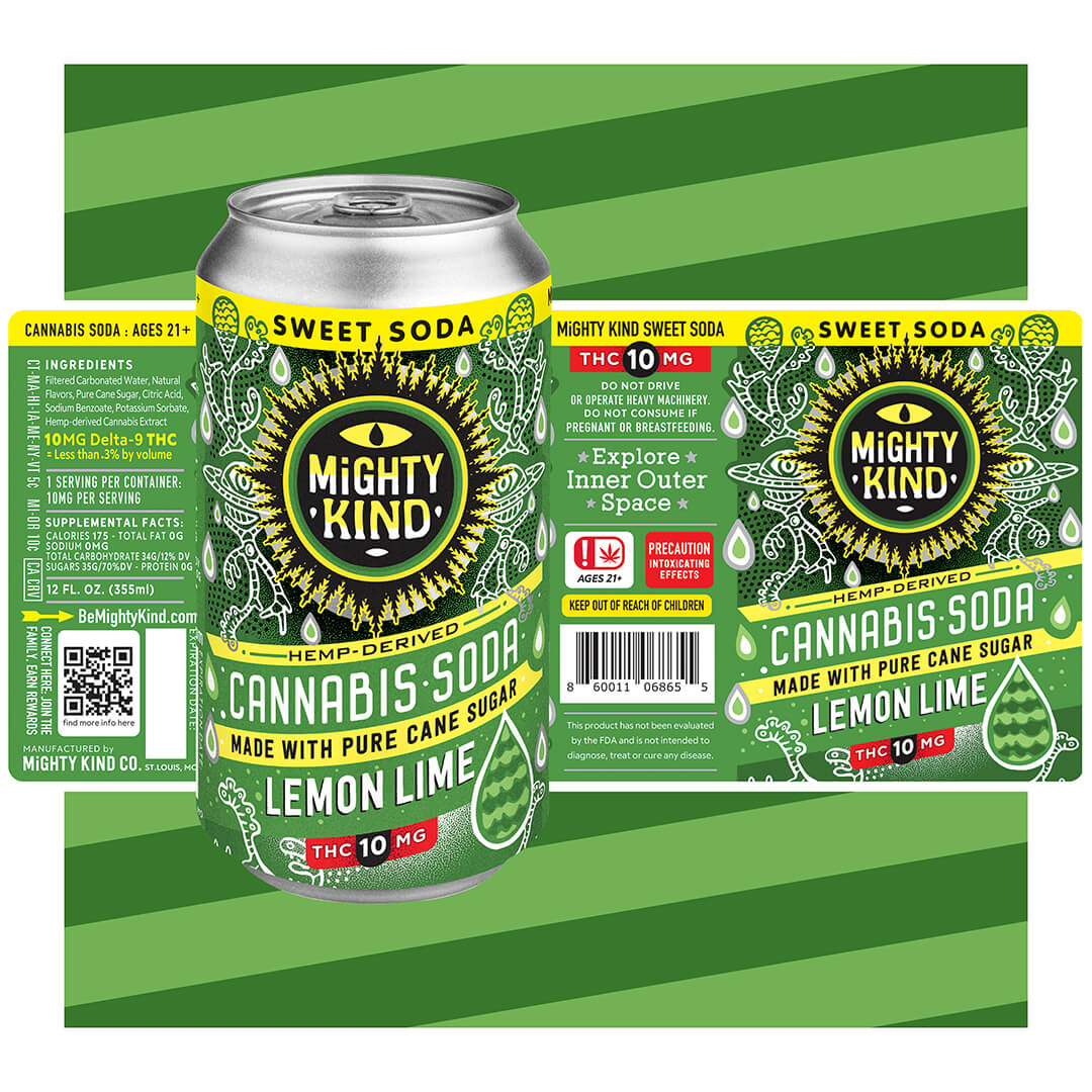 Lemon Lime D9 Sweet Soda | Delta-9 THC Drinks Lemon Lime D9 Sweet Soda | Delta-9 THC Drinks