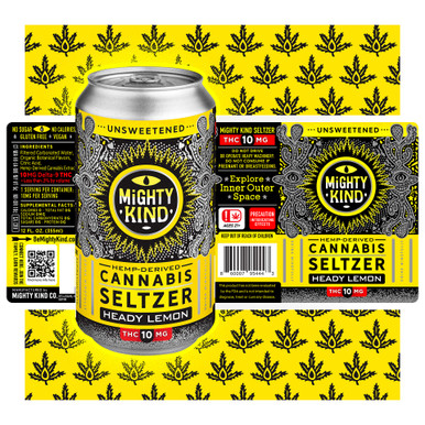 Heady Lemon D9 Seltzer | Delta-9 THC Seltzers