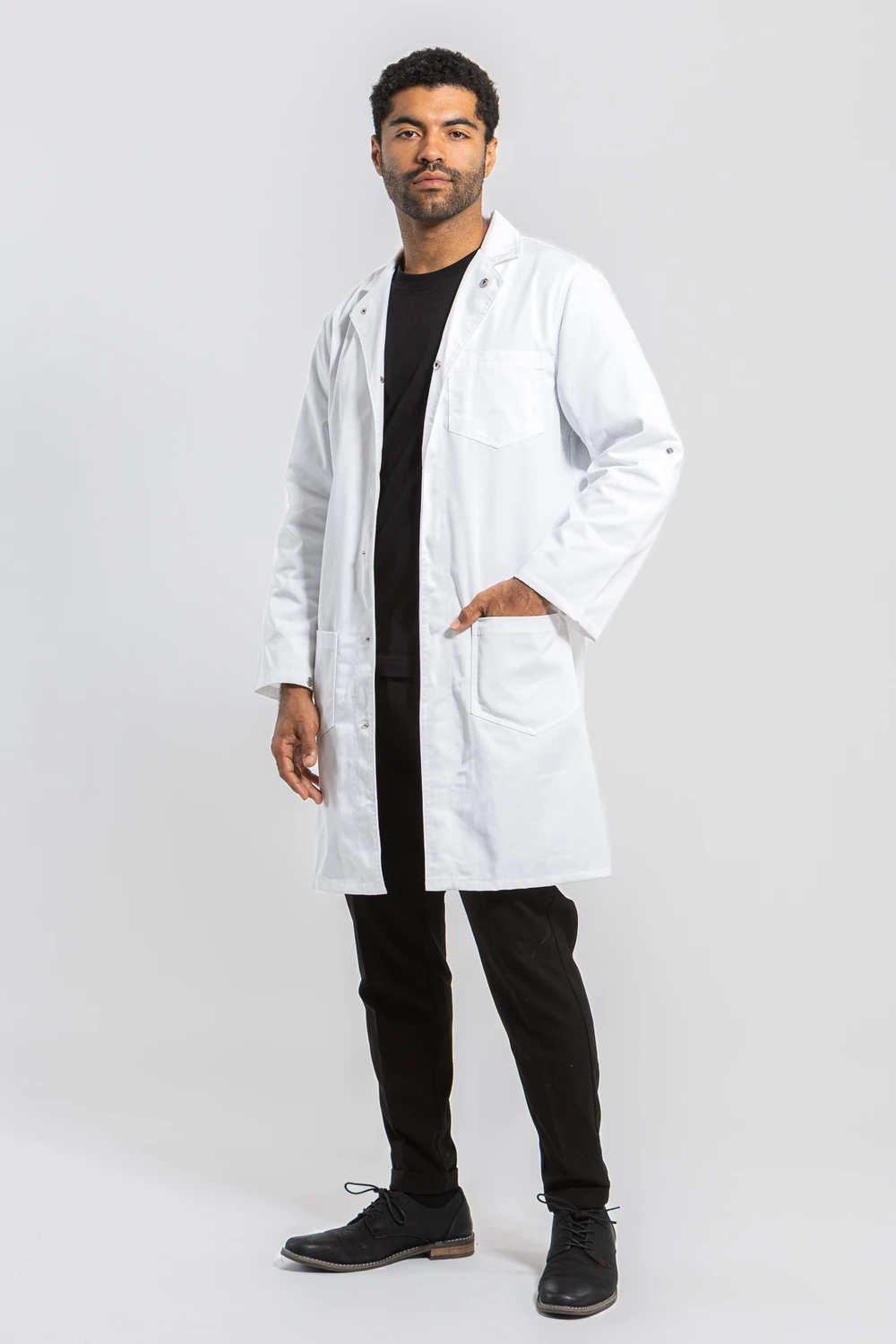 Lee Recycled Blend Lab Coat - Unisex White