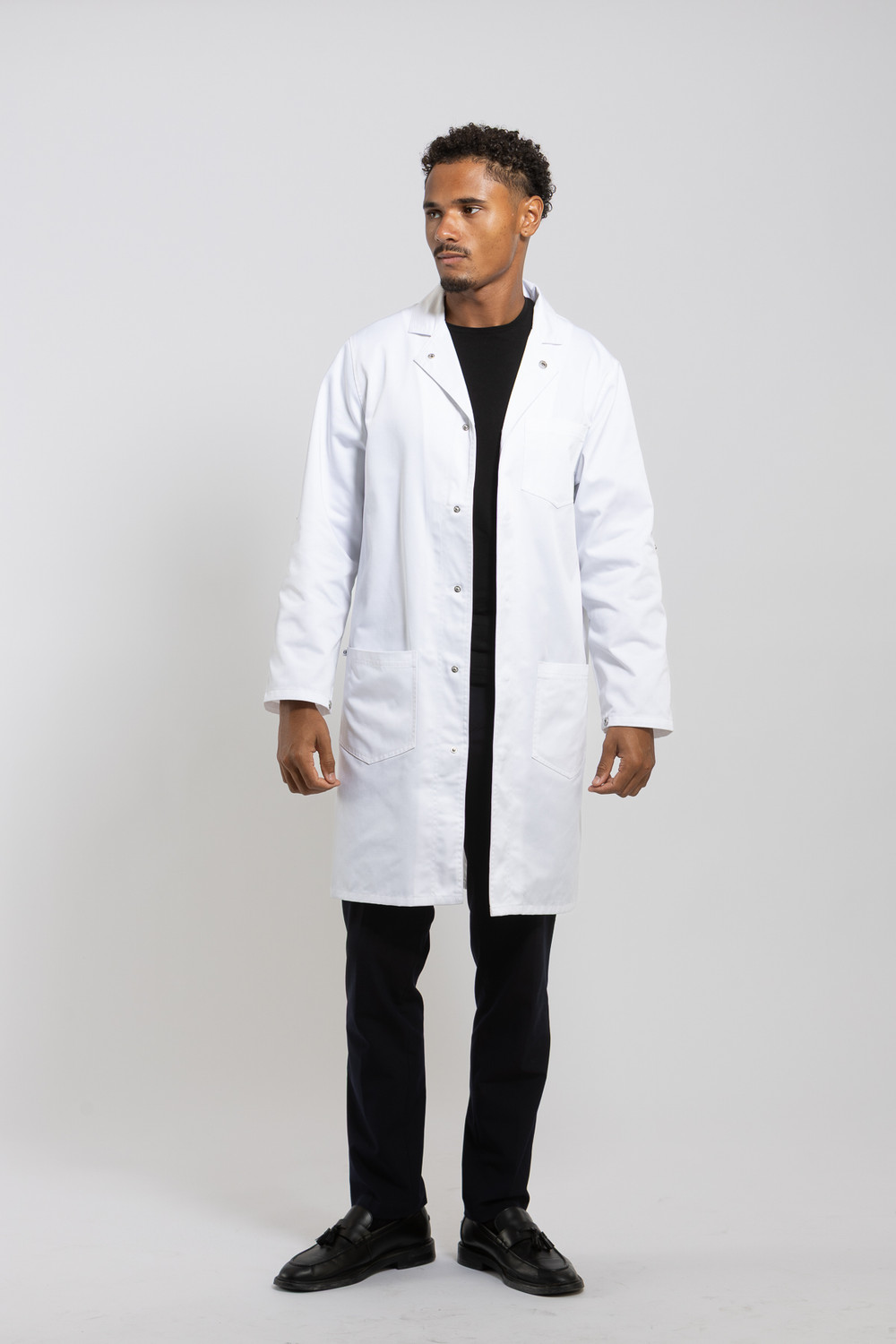 Shine Classic Lab Coat - Unisex White