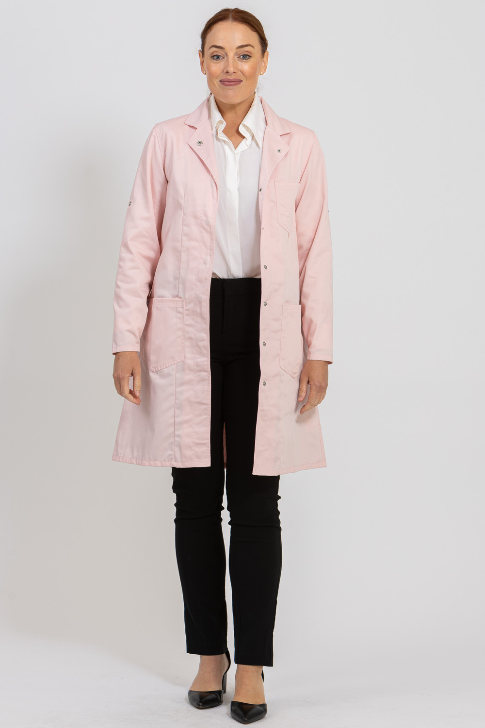 Shine Classic Lab Coat - Ladies Blush