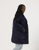 Classic Fit Lab Coat Navy