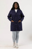 Classic Fit Lab Coat Navy