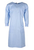 Knit Cuff Lab Gown Light Blue
