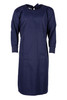 Knit Cuff Lab Gown Navy