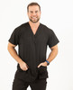 Comfort Scrub Top Charcoal